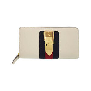 Gucci Sylvie Leather Zip Around Wallet Long